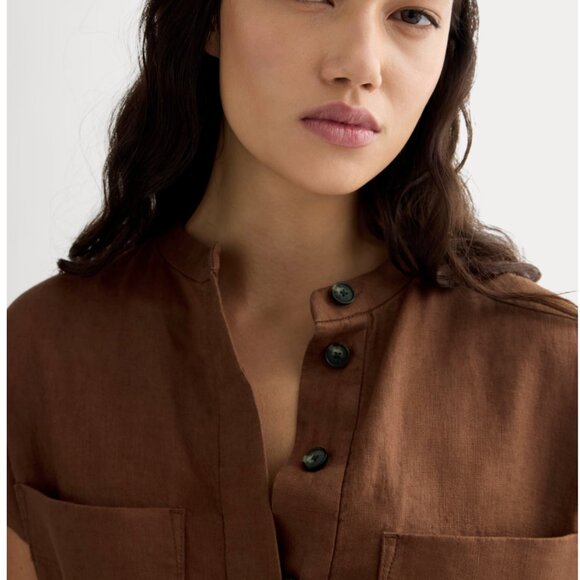 NWT Everlane The Craft Linen Dress - Picture 3 of 5